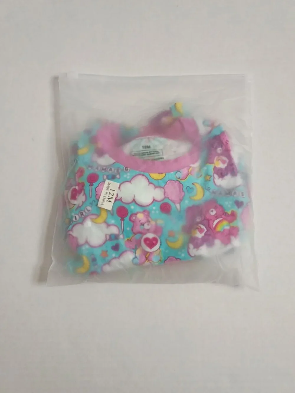 Bamboo Sweet Dreams Colorful Bear 2 Piece Pajama Set 12M | Soft Stretch - Picture 4 of 4